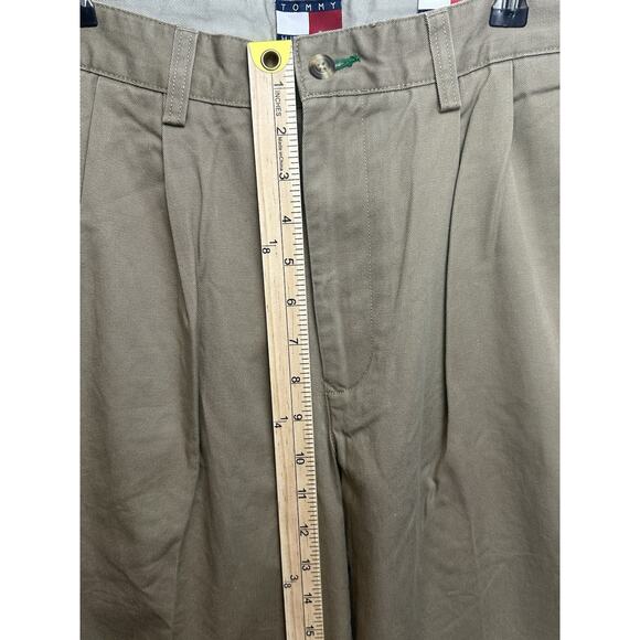 Men's NWT Tommy Hilfiger Size 31x32 Pants Tan Chino Khaki Office Dress Classic - Picture 10 of 14